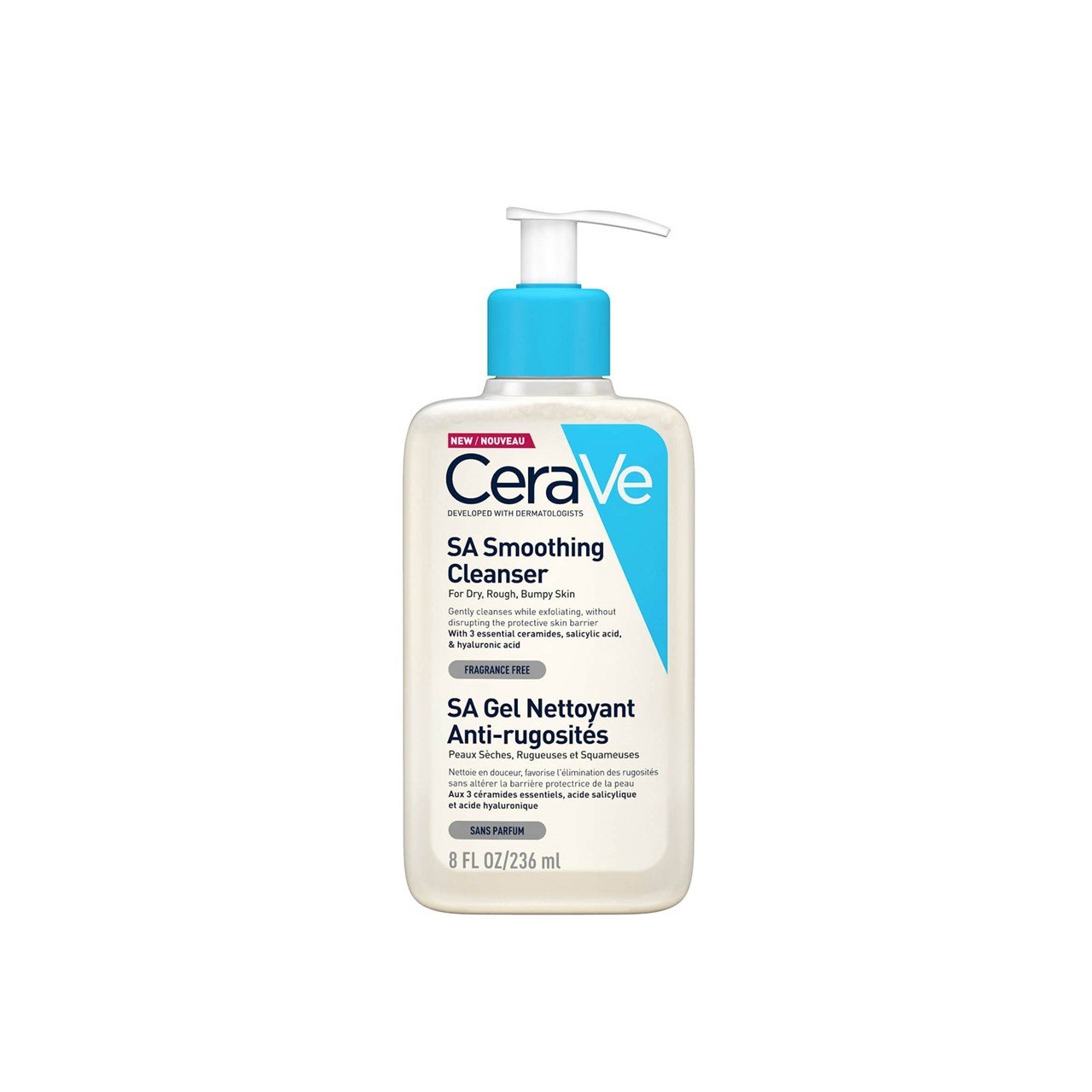 Cerave SA Smoothing Cleanser for Dry,Rough, Bumpy Skin 236ml