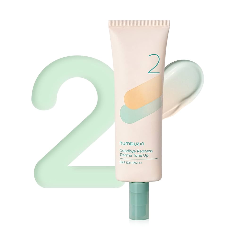 2 Numbuzin Good Redness Derma Tone Up