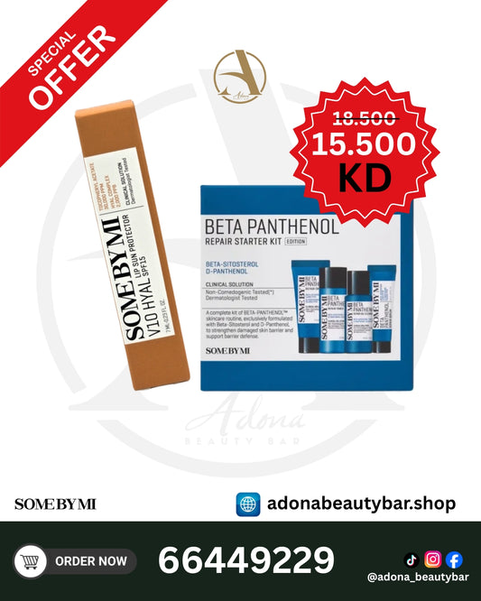 SPECIAL OFFER [ SOME BY MI V10 HYAL LIP SUN PROTECTOR & BETA PANTHENOL KIT